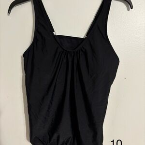 Black Tankini top